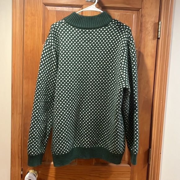 Long wharf supply co mens Edgartown quarter zip up sweater size Xlarge . - Picture 4 of 8